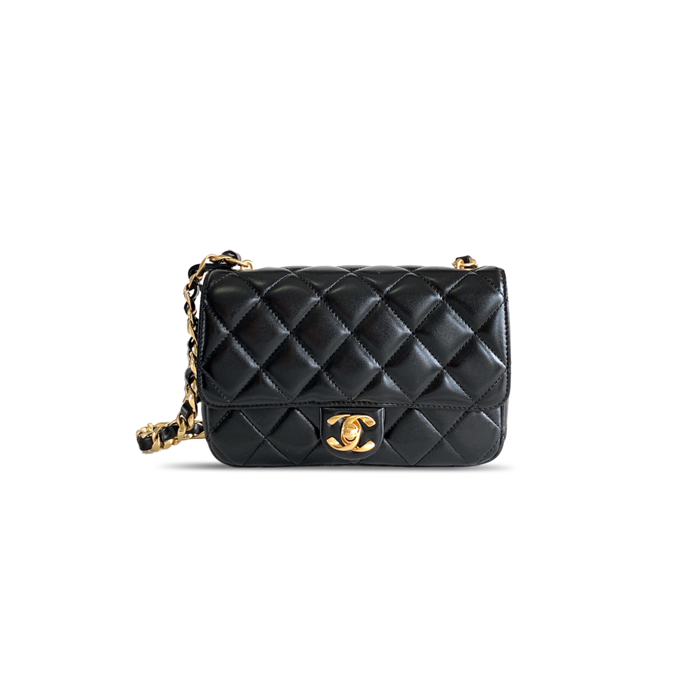 Ch**el 24b classic thick wallet on chain flap bag 2974801 (20*13*4.5cm)